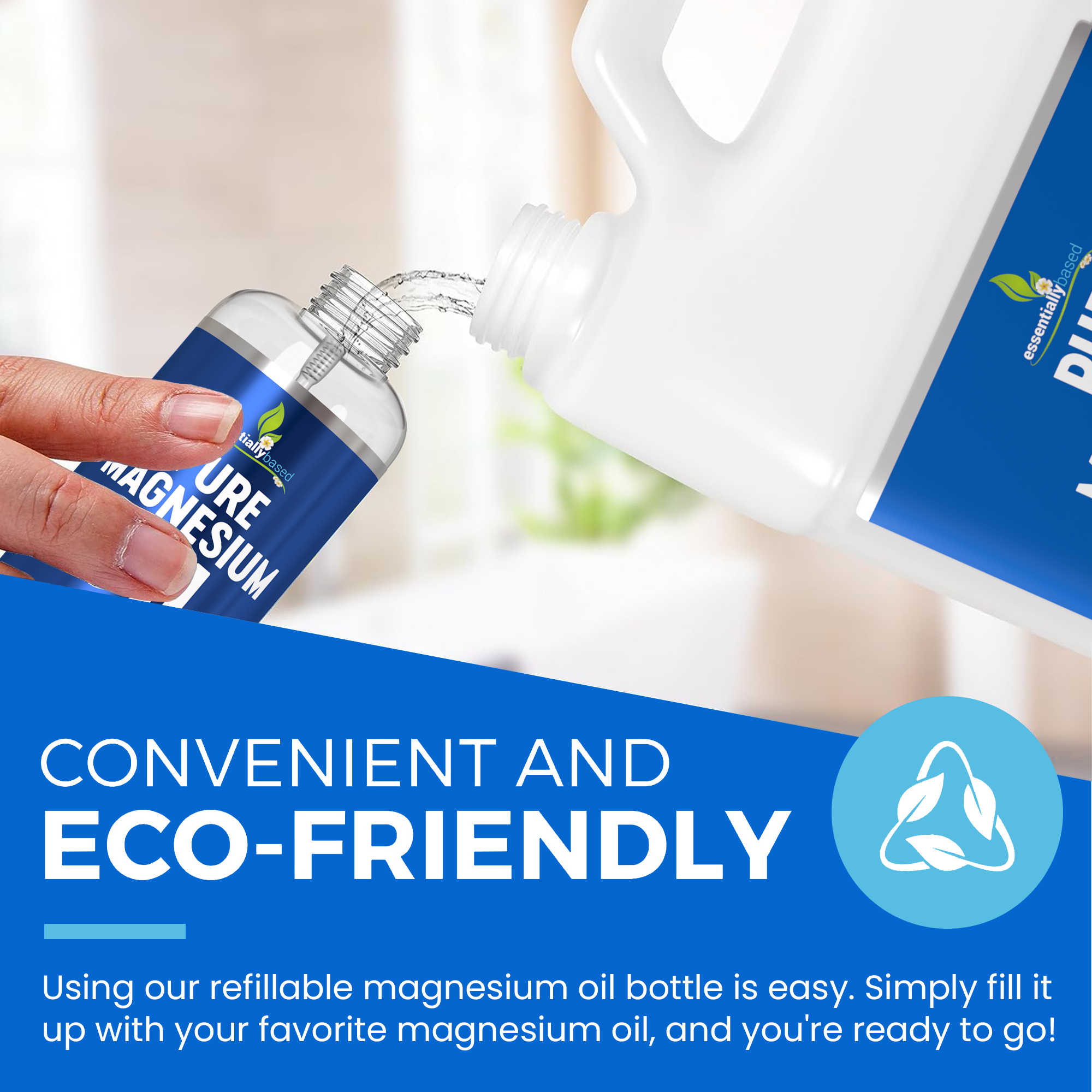 64oz Natural Magnesium Oil Spray
