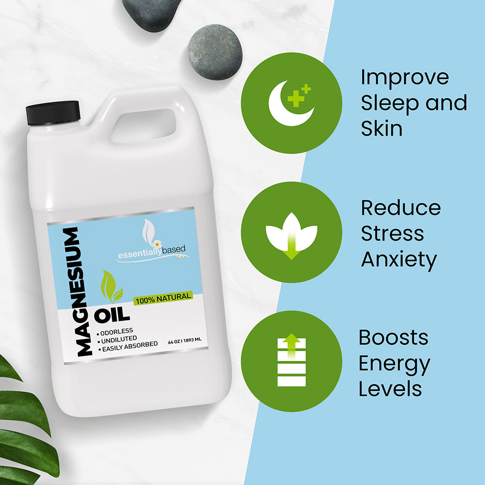 64oz Natural Magnesium Oil Spray