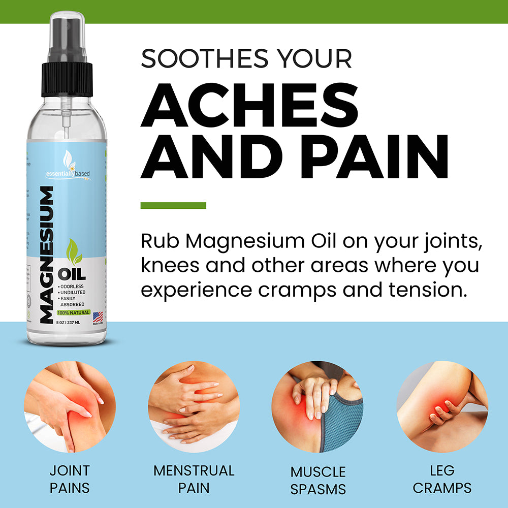 8oz Natural Magnesium Oil Spray