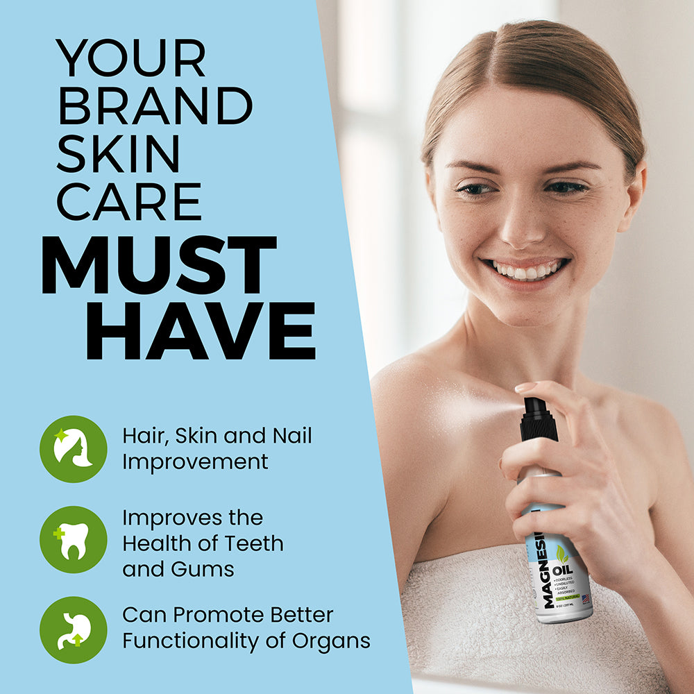 8oz Natural Magnesium Oil Spray