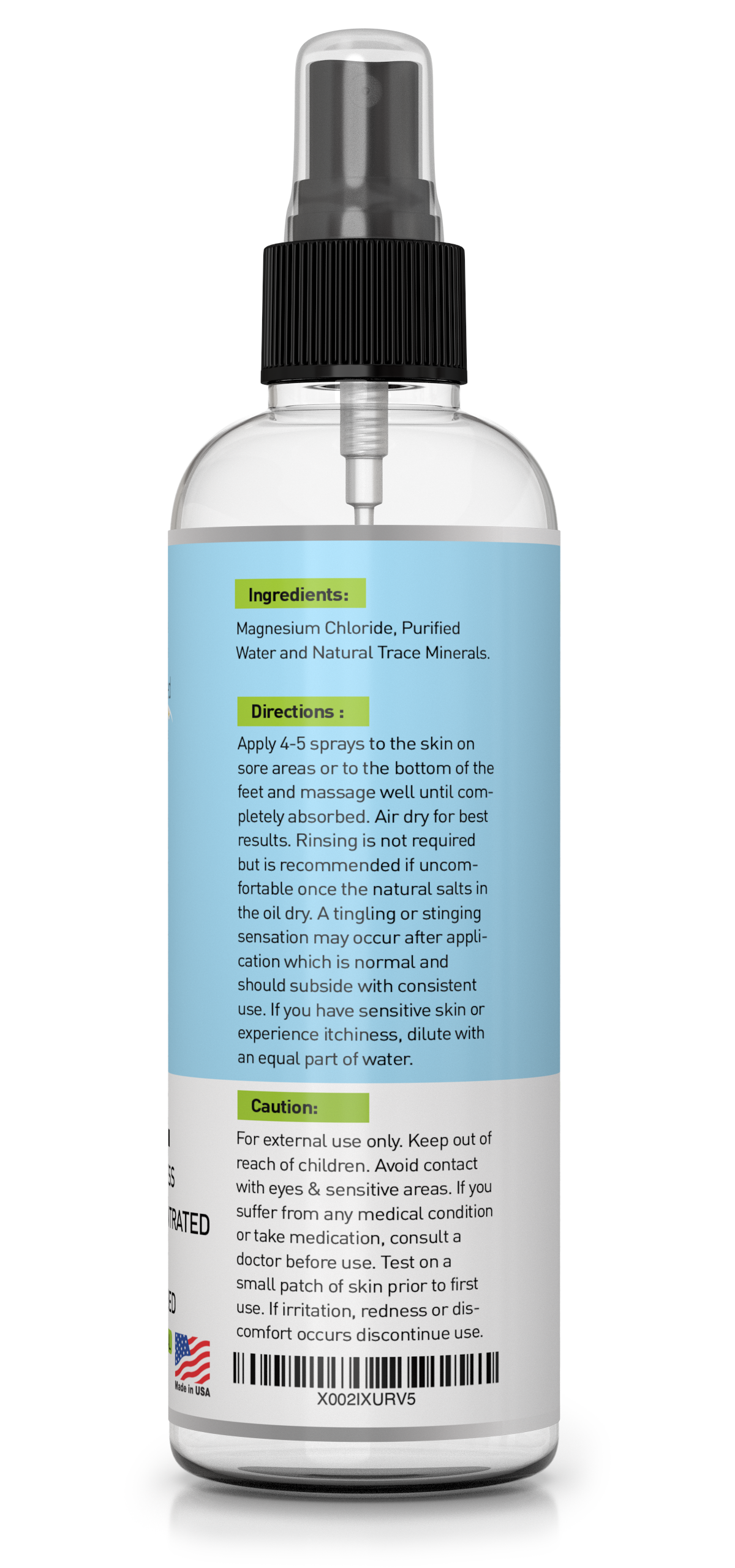 12oz Natural Magnesium Oil Spray